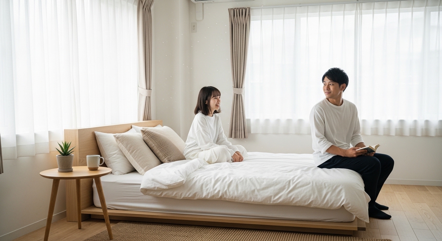寝室の広さと配置で後悔しないために！快適な睡眠環境の作り方