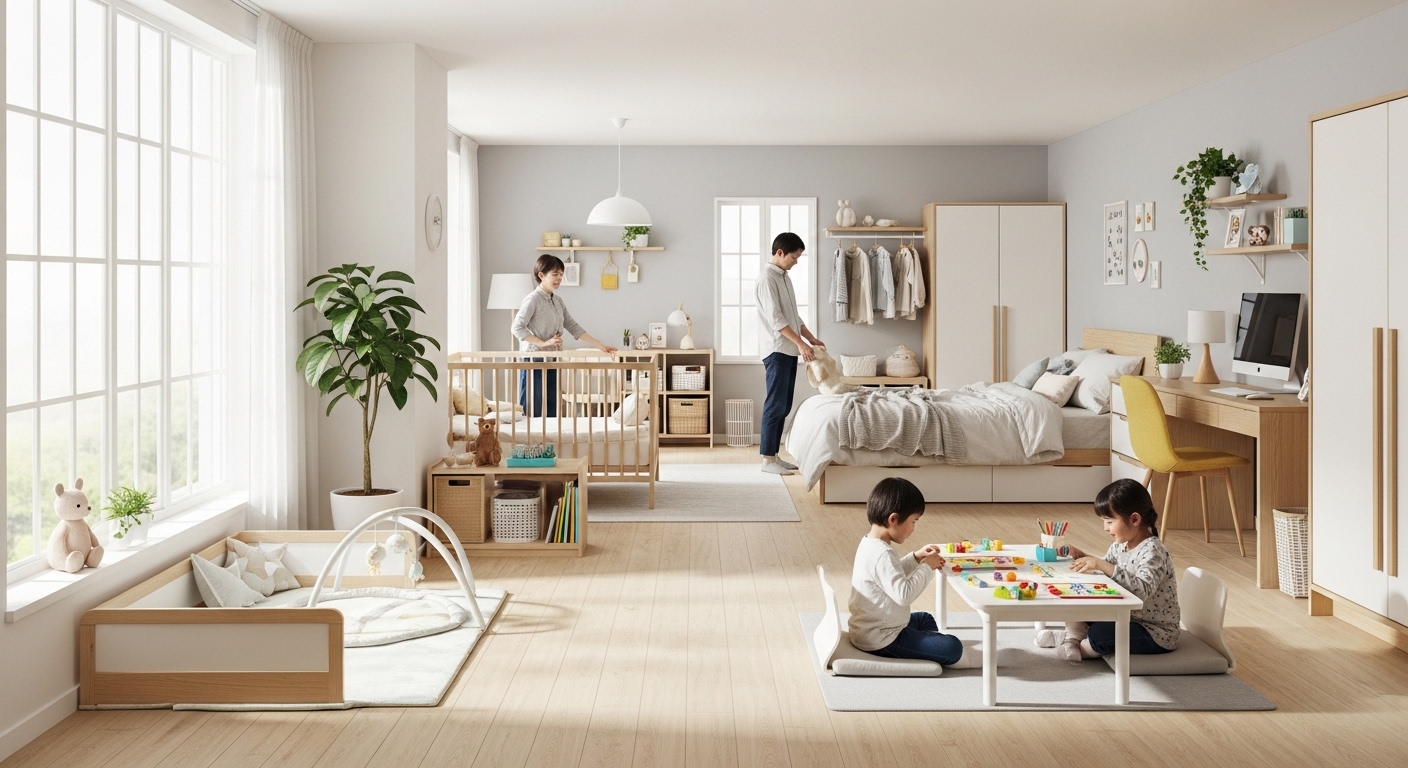 子供部屋は最初から作るべき？成長に合わせた間取りの考え方