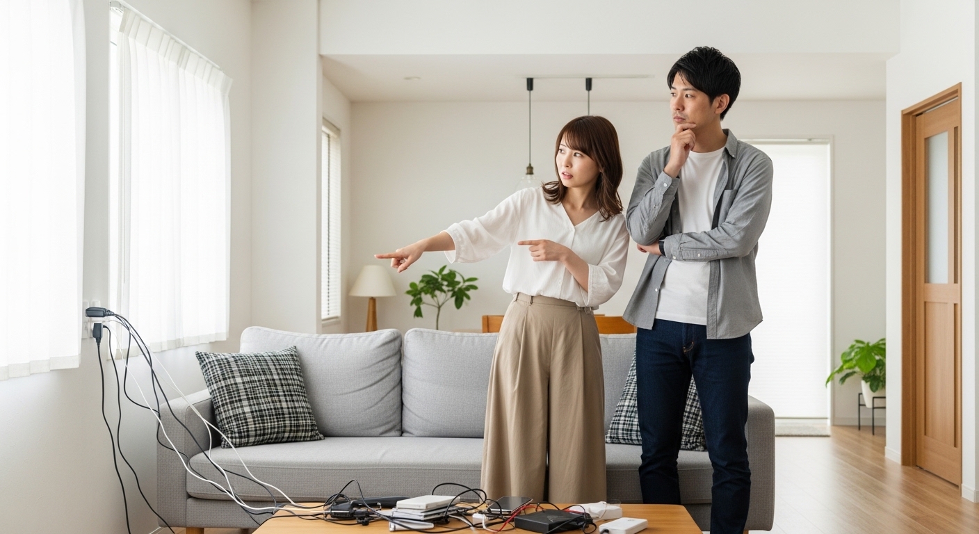 コンセント配置で後悔しないために！失敗事例から学ぶ配置のコツ