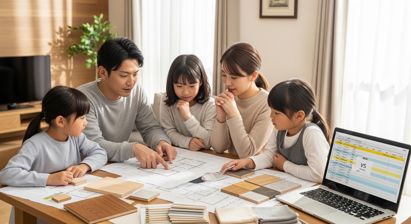 住宅会社の決め手は何で判断する？比較しても迷う人のための最終判断基準