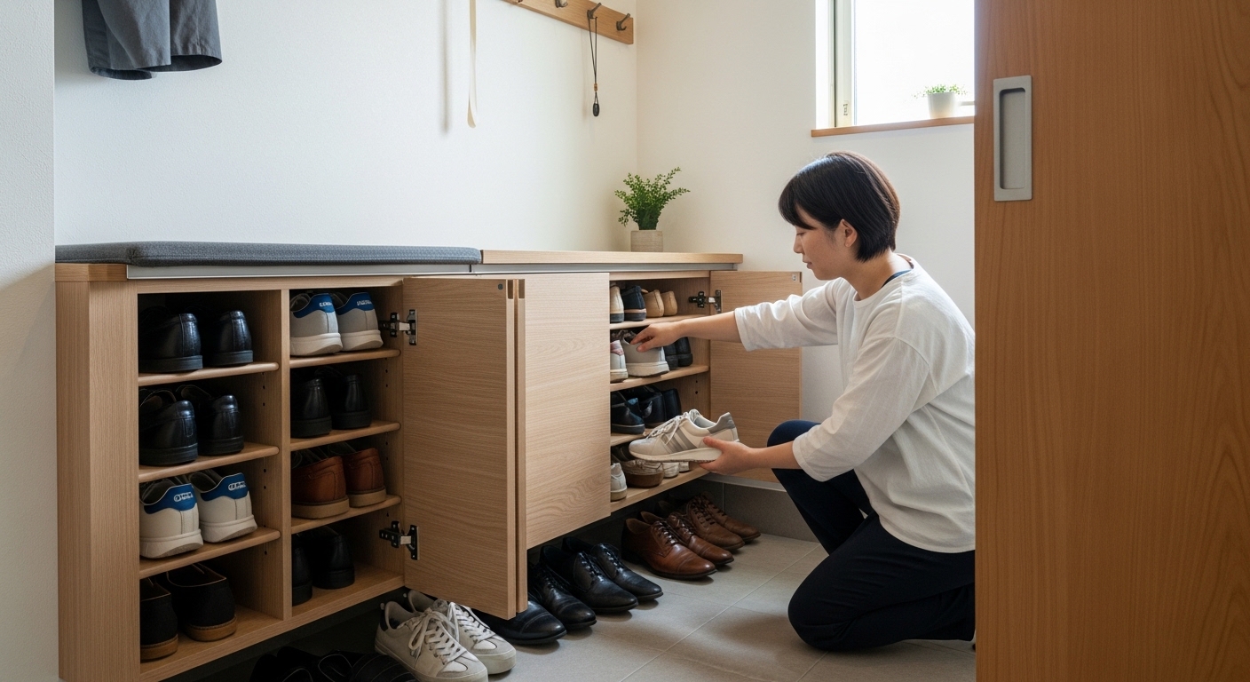 シューズクロークの使い勝手はどう決まる？玄関収納で失敗しない工夫