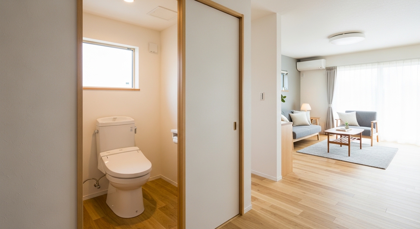 トイレの位置で後悔しないために！音・動線・来客目線の考え方