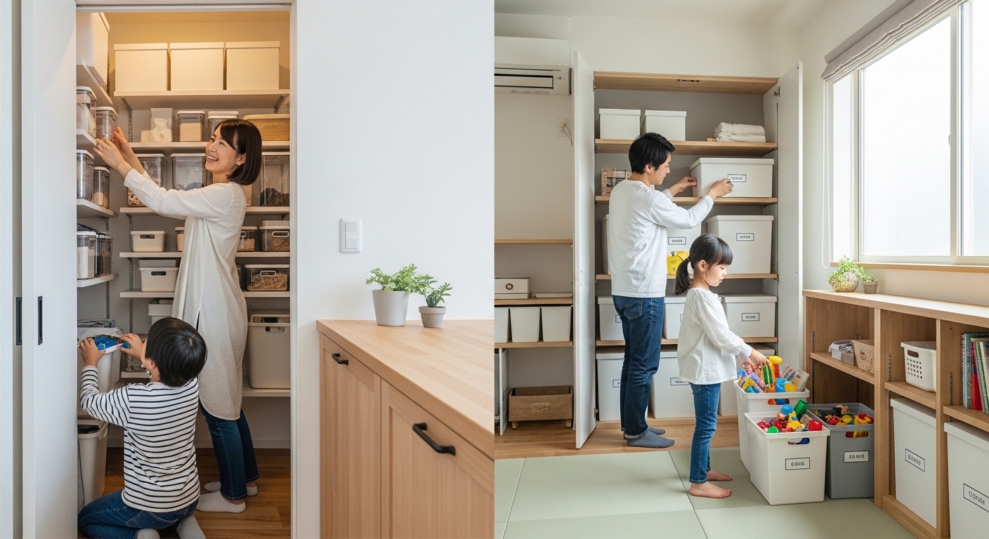 注文住宅の収納計画で失敗しないコツとは？使いやすさの考え方