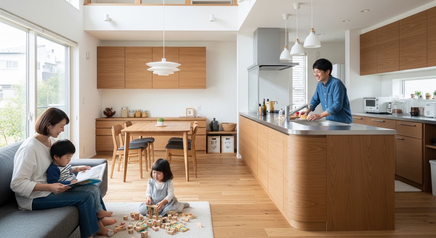 子育てしやすい家づくりとは？安全性と動線のポイントを解説